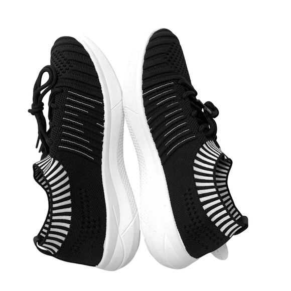DANSKIN Womens ENERGY Sneakers Size 6 Black White Lace Up Gym Athletic Training - Picture 7 of 12